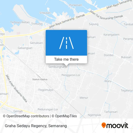 Graha Sedayu Regency map