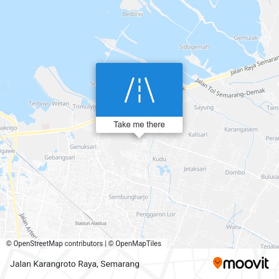 Jalan Karangroto Raya map