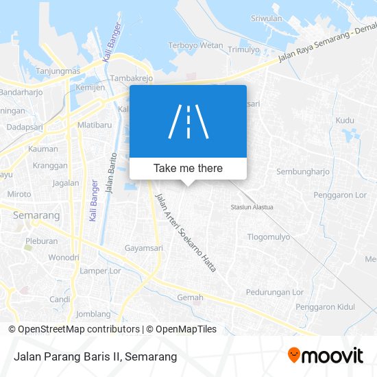 Jalan Parang Baris II map