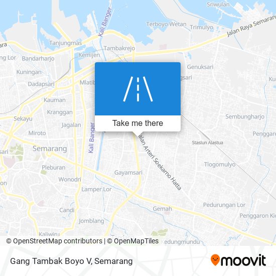 Gang Tambak Boyo V map