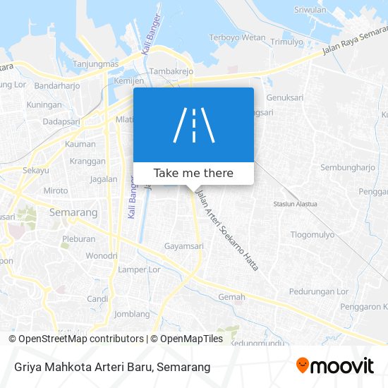 Griya Mahkota Arteri Baru map