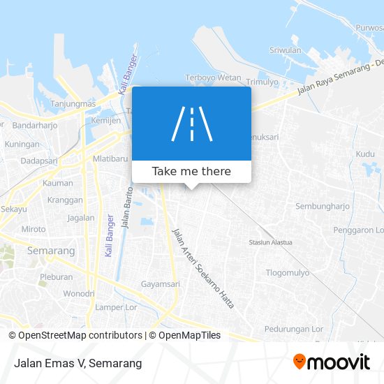 Jalan Emas V map