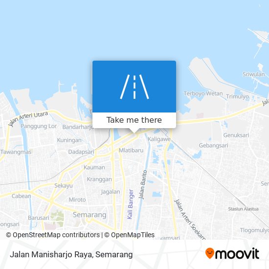 Jalan Manisharjo Raya map