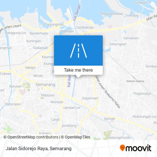 Jalan Sidorejo Raya map