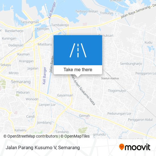 Jalan Parang Kusumo V map