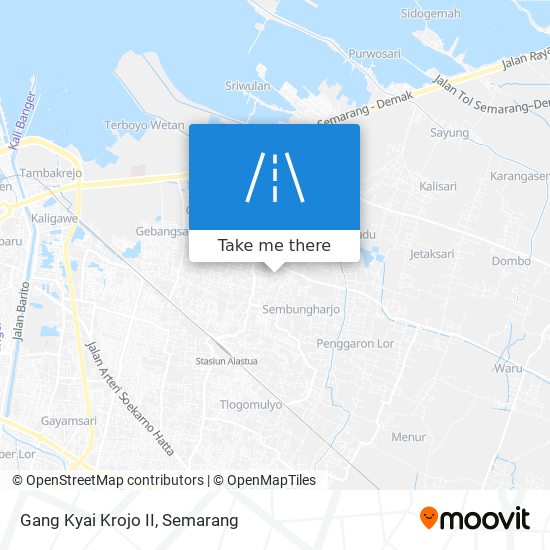 Gang Kyai Krojo II map