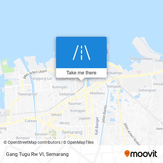 Gang Tugu Rw VI map