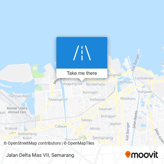 Jalan Delta Mas VII map