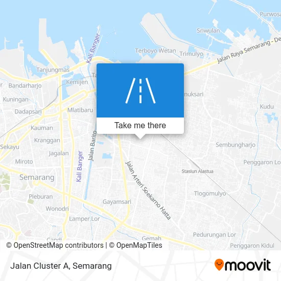 Jalan Cluster A map