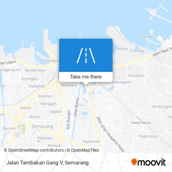 Jalan Tambakan Gang V map