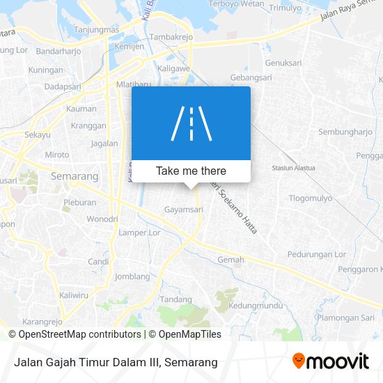Jalan Gajah Timur Dalam III map