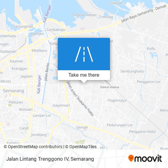 Jalan Lintang Trenggono IV map