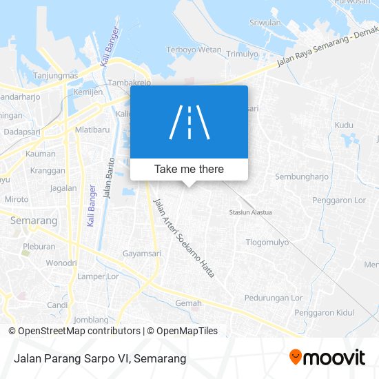 Jalan Parang Sarpo VI map