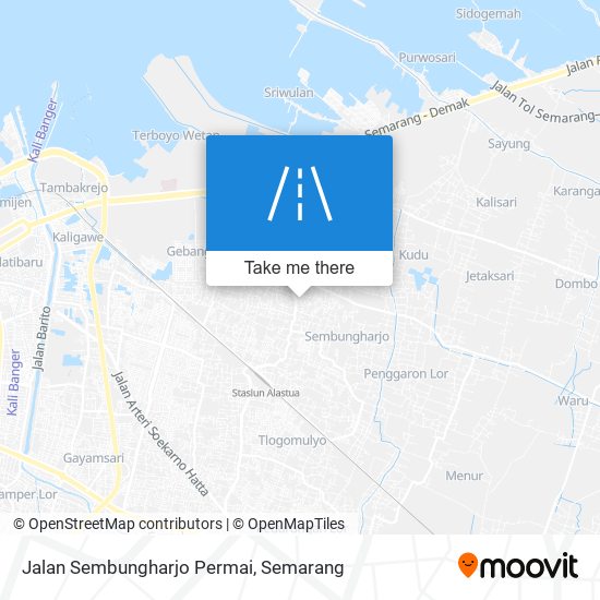 Jalan Sembungharjo Permai map