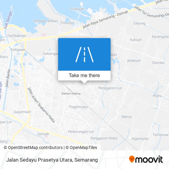 Jalan Sedayu Prasetya Utara map