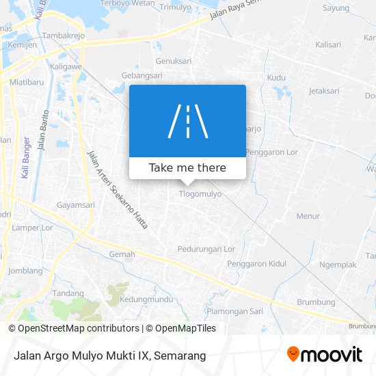 Jalan Argo Mulyo Mukti IX map