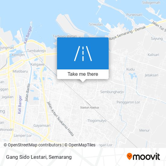 Gang Sido Lestari map