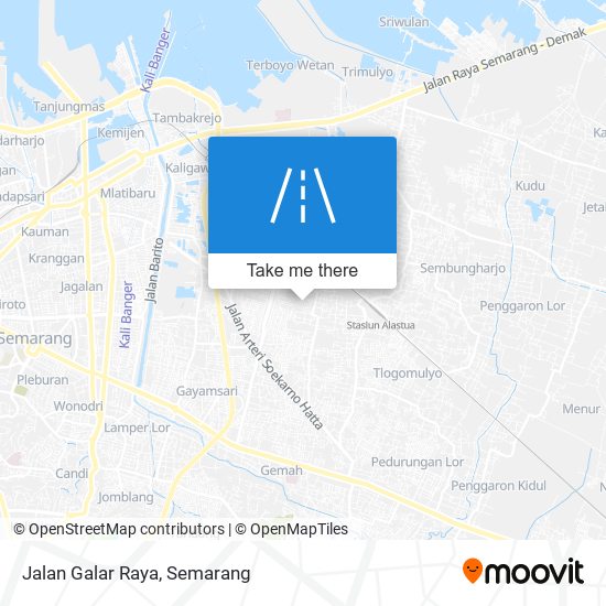 Jalan Galar Raya map