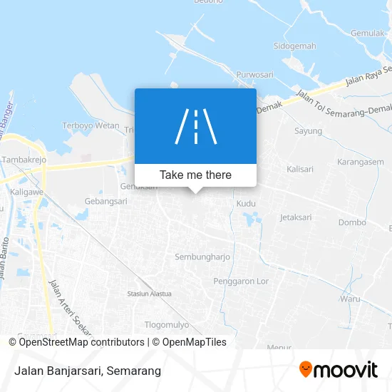 Jalan Banjarsari map