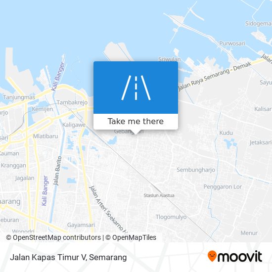 Jalan Kapas Timur V map