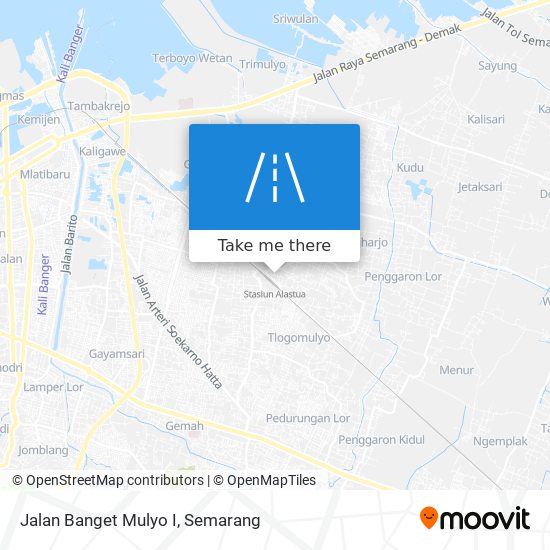 Jalan Banget Mulyo I map