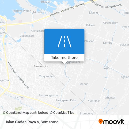 Jalan Gaden Raya V map