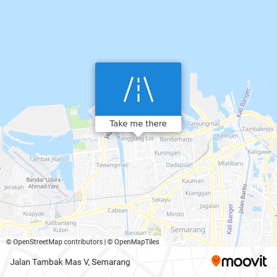 Jalan Tambak Mas V map