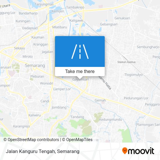 Jalan Kanguru Tengah map