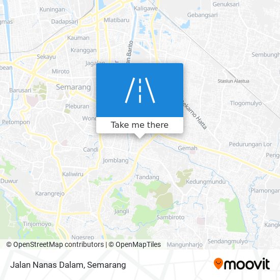 Jalan Nanas Dalam map