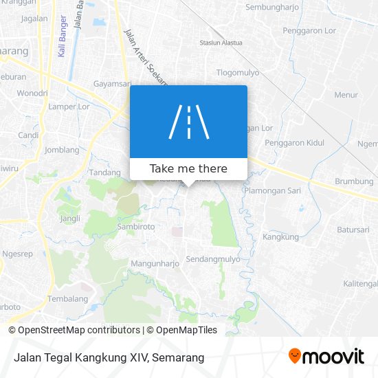 Jalan Tegal Kangkung XIV map