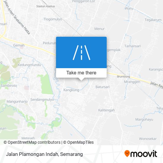 Jalan Plamongan Indah map