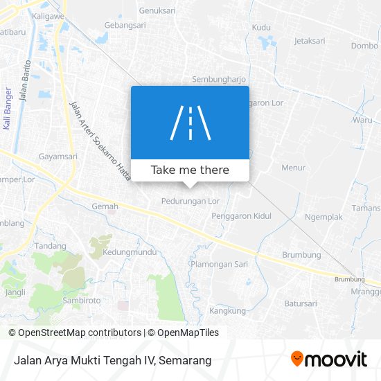 Jalan Arya Mukti Tengah IV map