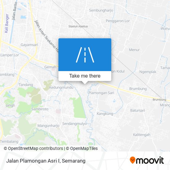 Jalan Plamongan Asri I map