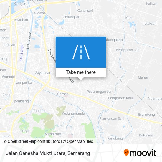 Jalan Ganesha Mukti Utara map