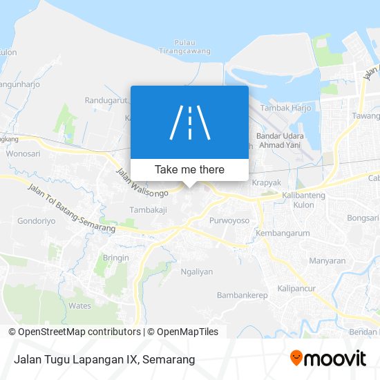 Jalan Tugu Lapangan IX map