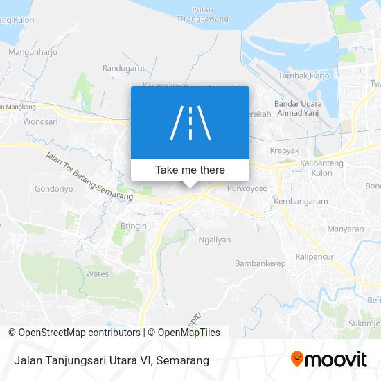 Jalan Tanjungsari Utara VI map