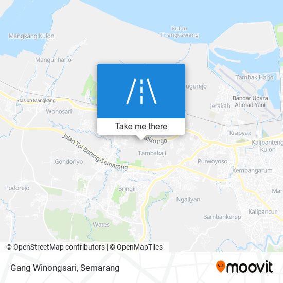 Gang Winongsari map