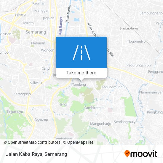 Jalan Kaba Raya map