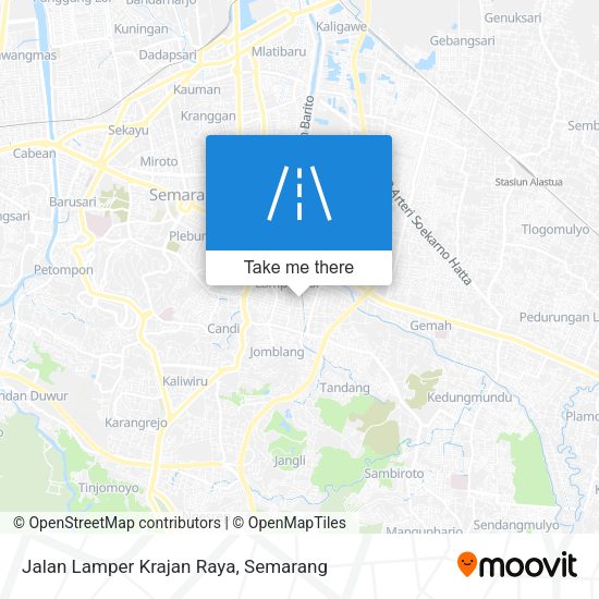 Jalan Lamper Krajan Raya map