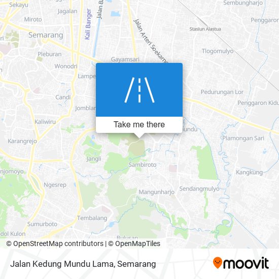 Jalan Kedung Mundu Lama map