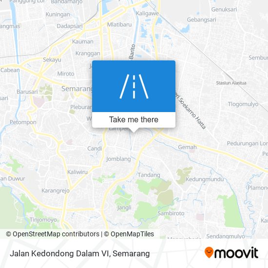 Jalan Kedondong Dalam VI map