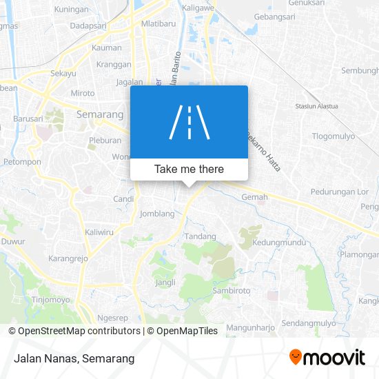 Jalan Nanas map