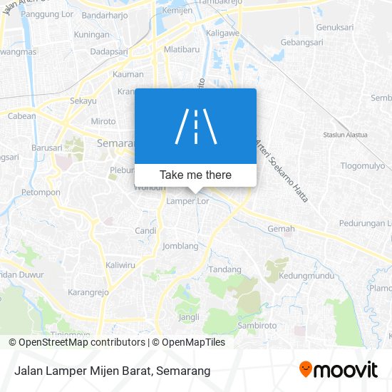 Jalan Lamper Mijen Barat map