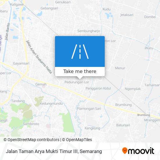 Jalan Taman Arya Mukti Timur III map