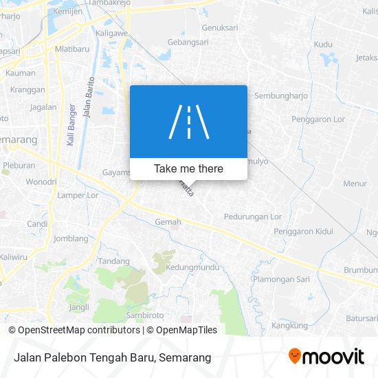 Jalan Palebon Tengah Baru map