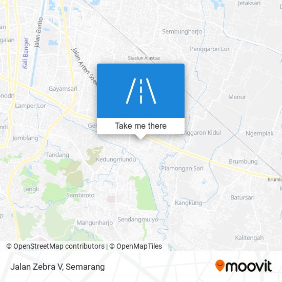 Jalan Zebra V map