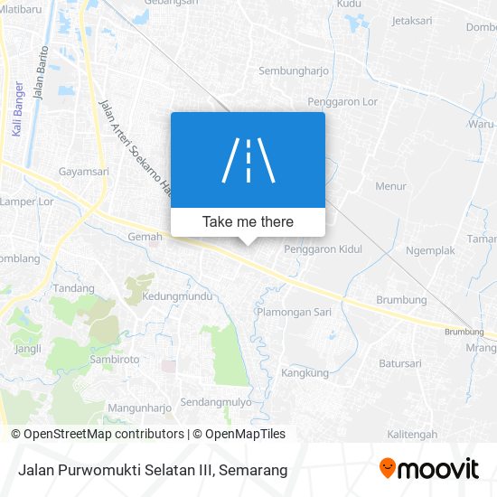 Jalan Purwomukti Selatan III map