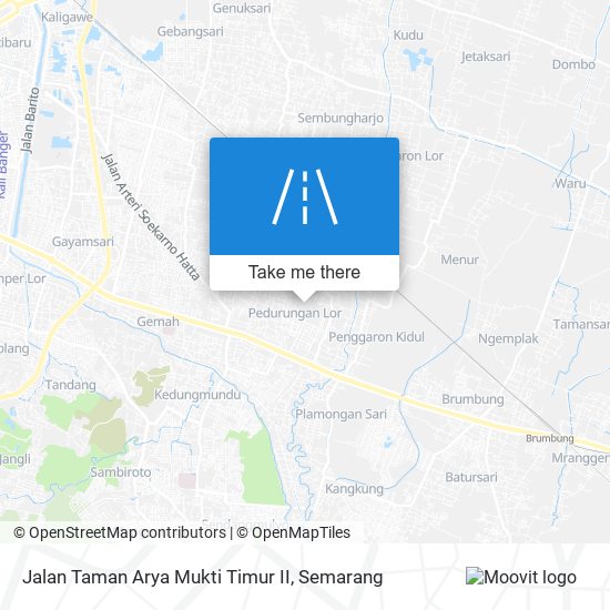 Jalan Taman Arya Mukti Timur II map