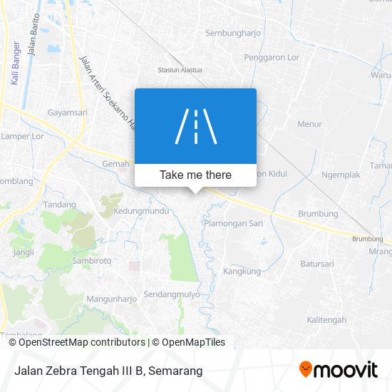 Jalan Zebra Tengah III B map