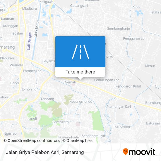 Jalan Griya Palebon Asri map